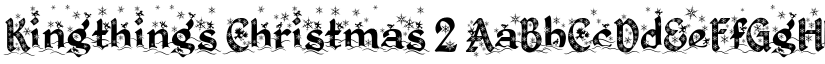 Kingthings Christmas 2 font