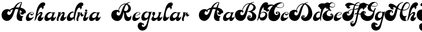 Achandria font download