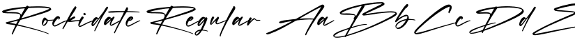 Rockidate font download
