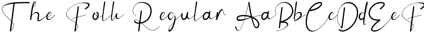 The Folk Regular font