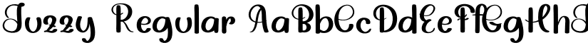 Juzzy Regular font