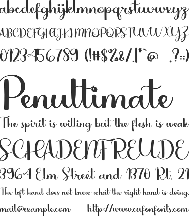 Christmas Vintage font preview