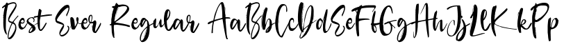 Best Ever Regular font