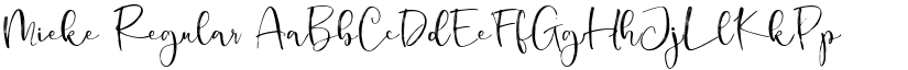 Mieke Regular font