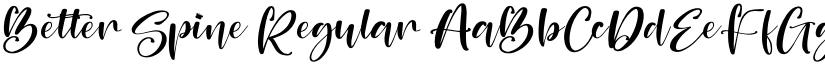 Better Spine Regular font