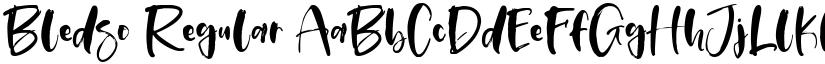 Bledso Regular font