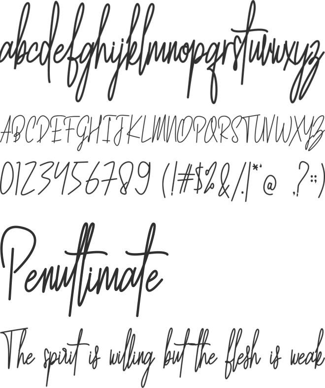 Pitulasan font preview