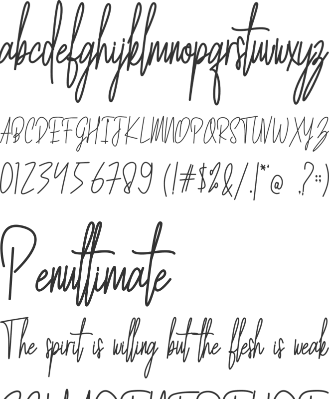Pitulasan font preview