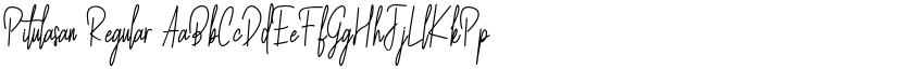 Pitulasan font download