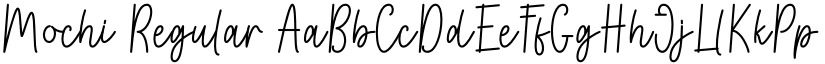 Mochi Regular font