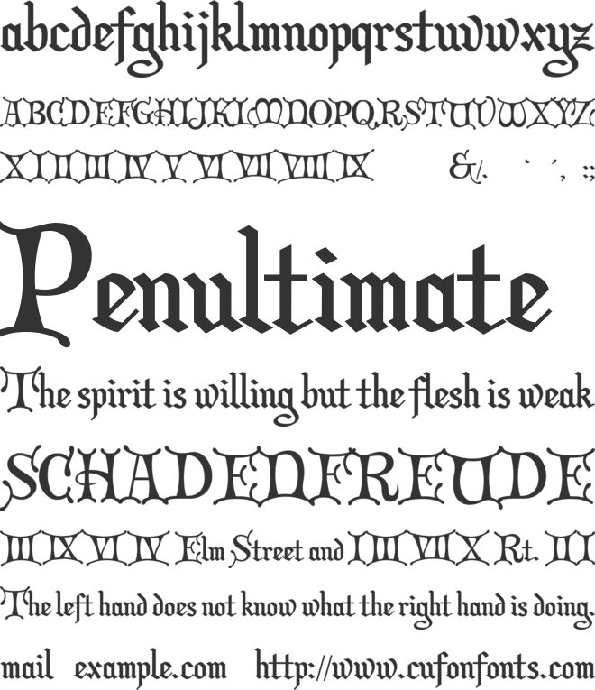 Christmas Card font preview