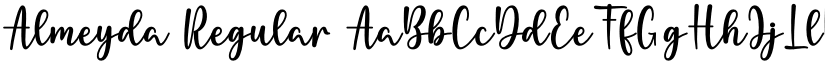 Almeyda Regular font