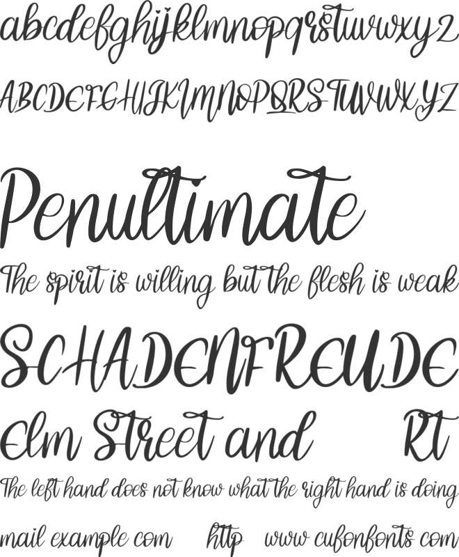 Barian FREE font preview