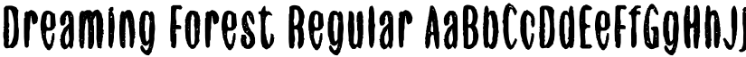 Dreaming Forest Regular font