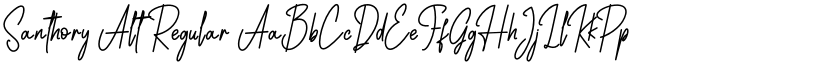 Santhory Alt Regular font