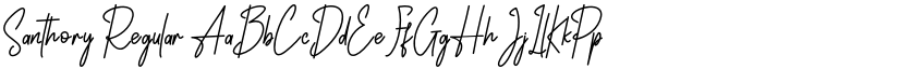 Santhory Regular font