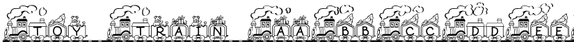 Toy Train font