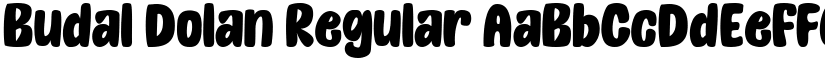 Budal Dolan Regular font