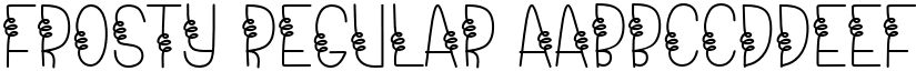 Frosty Regular font
