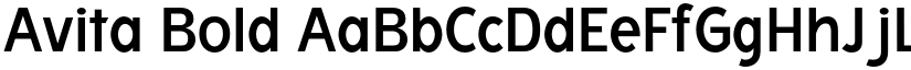 Avita Bold font