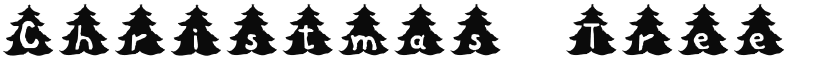 Christmas Tree font download