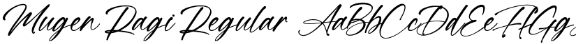 Mugen Ragi Regular font