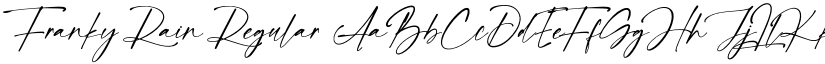 Franky Rain Regular font
