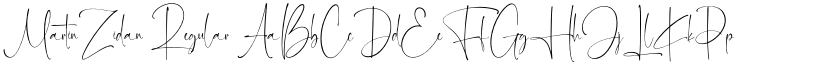 Martin Zidan Regular font