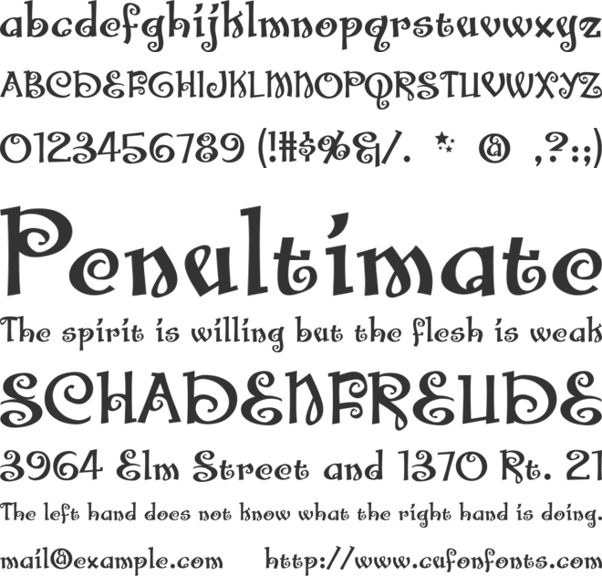 Santas Big Secret BB font preview