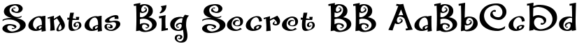 Santas Big Secret BB font