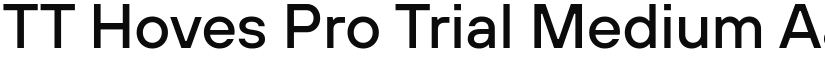 TT Hoves Pro Trial Medium font