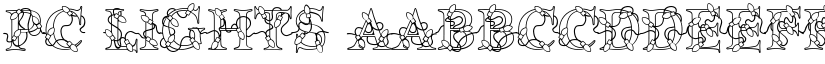PC Lights font