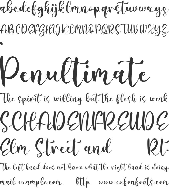 Moon Pretty font preview
