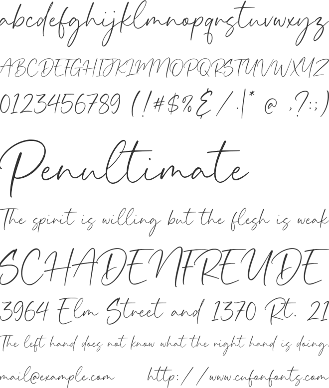 Kingdoms font preview