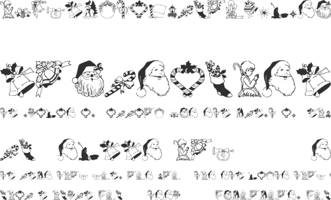 Christmas3 font preview