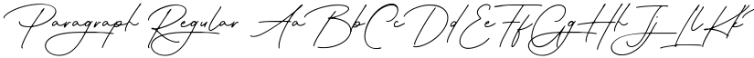 Paragraph Regular font