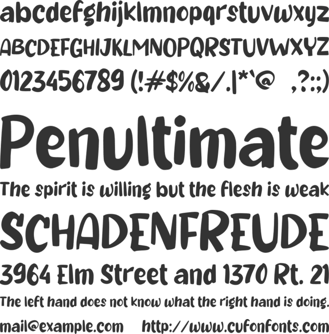 f Flying Bird font preview