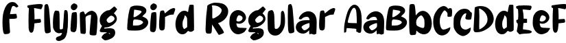 f Flying Bird font download