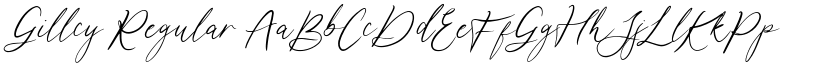 Gillcy Regular font