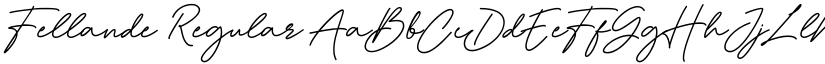 Fellande Regular font