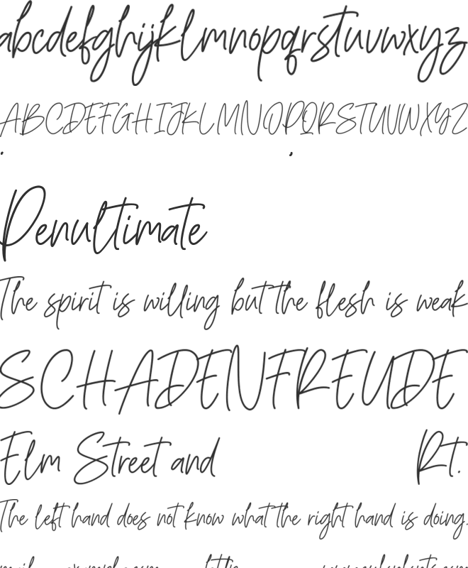 Gessaly font preview