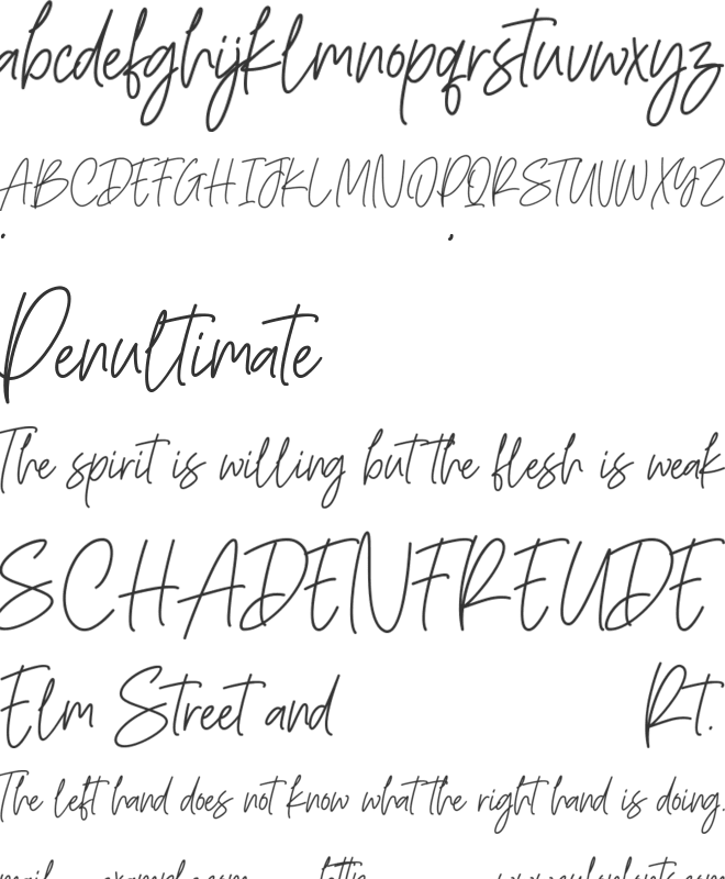 Gessaly font preview
