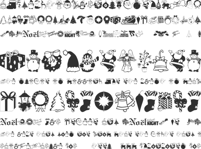XmasTyme font preview