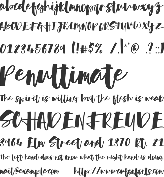 luffio font preview