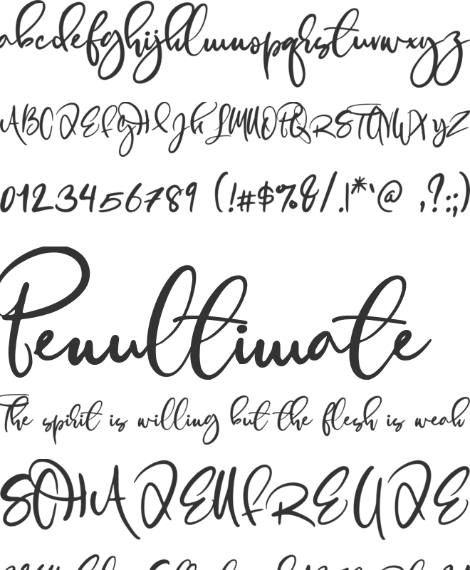 Farishi font preview