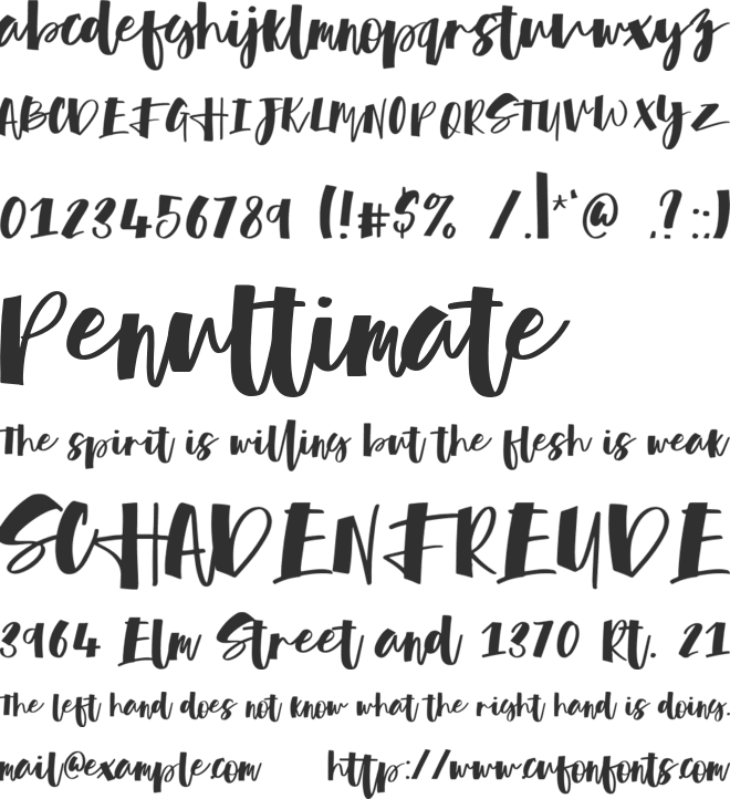 luffio font preview
