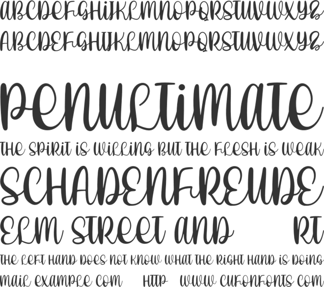 Sweet Mickey font preview