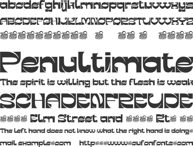 GERAKENT font preview