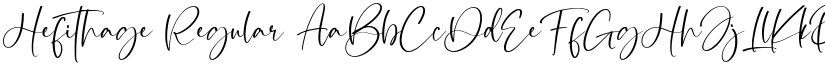 Hefithage font download