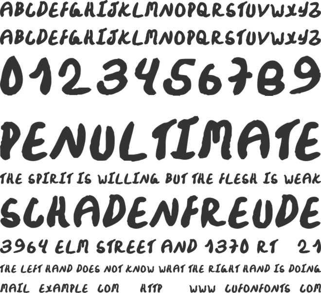 Zayan Toy Land font preview